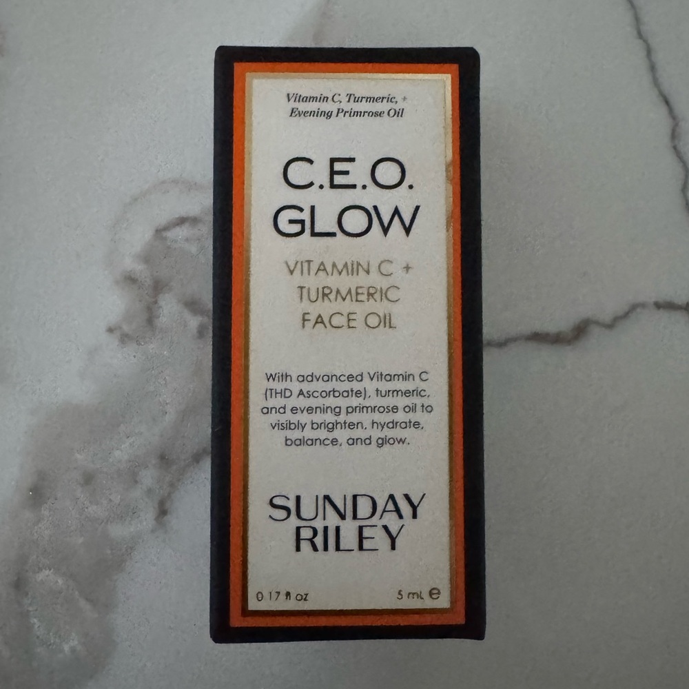 🌸5/$25🌸 Sunday Riley CEO glow vitamin c + turmeric face oil